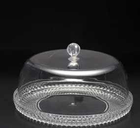 Acrylic Crystal Diamond Round Cake Dome