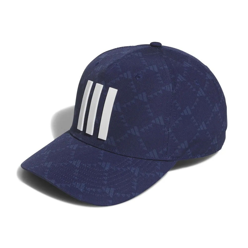 adidas Mens Tour 3-Stripes Printed Cap