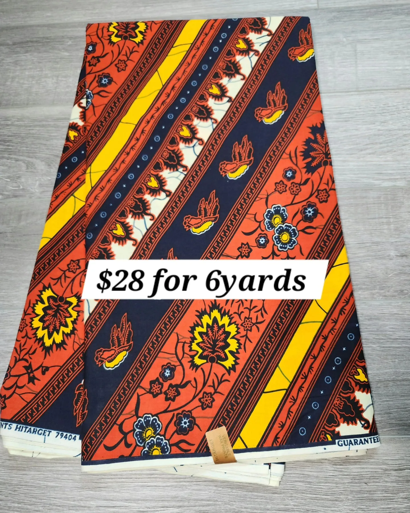 African Ankara Print Fabric