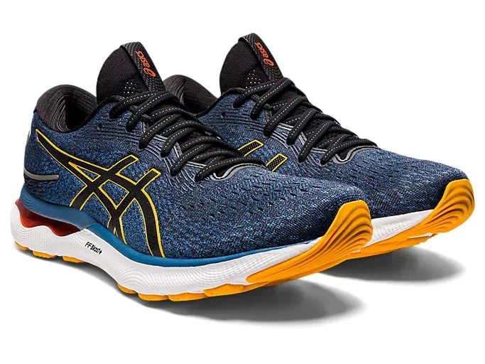 ASICS Men's GEL-NIMBUS 24 (Azure/Amber)