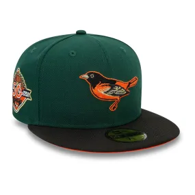 Baltimore Orioles Cooperstown Green 59FIFTY Fitted Cap