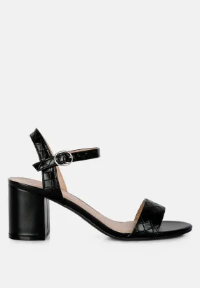 Basic Block Heel Sandals