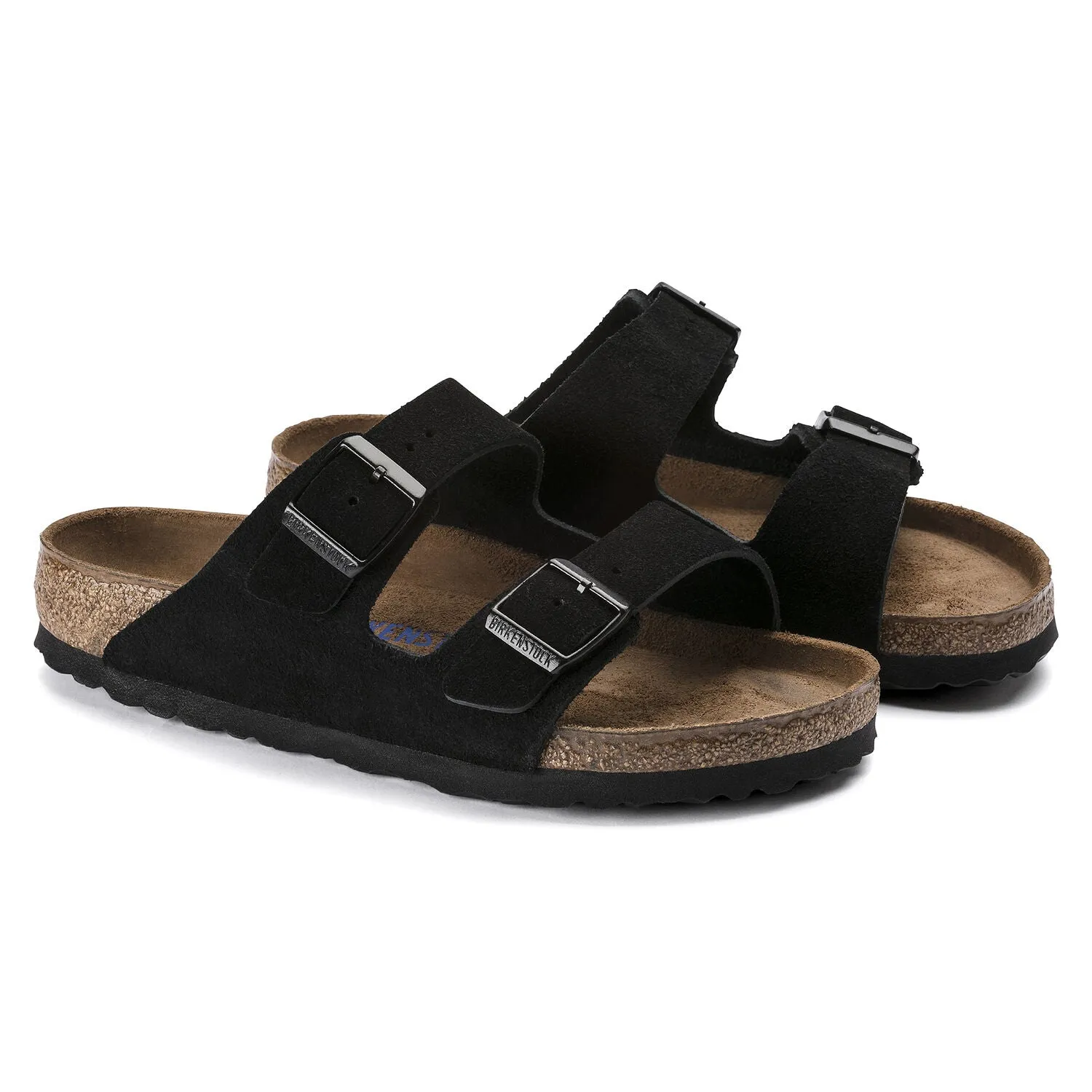 BIRKENSTOCK ARIZONA BLACK SUEDE LEATHER