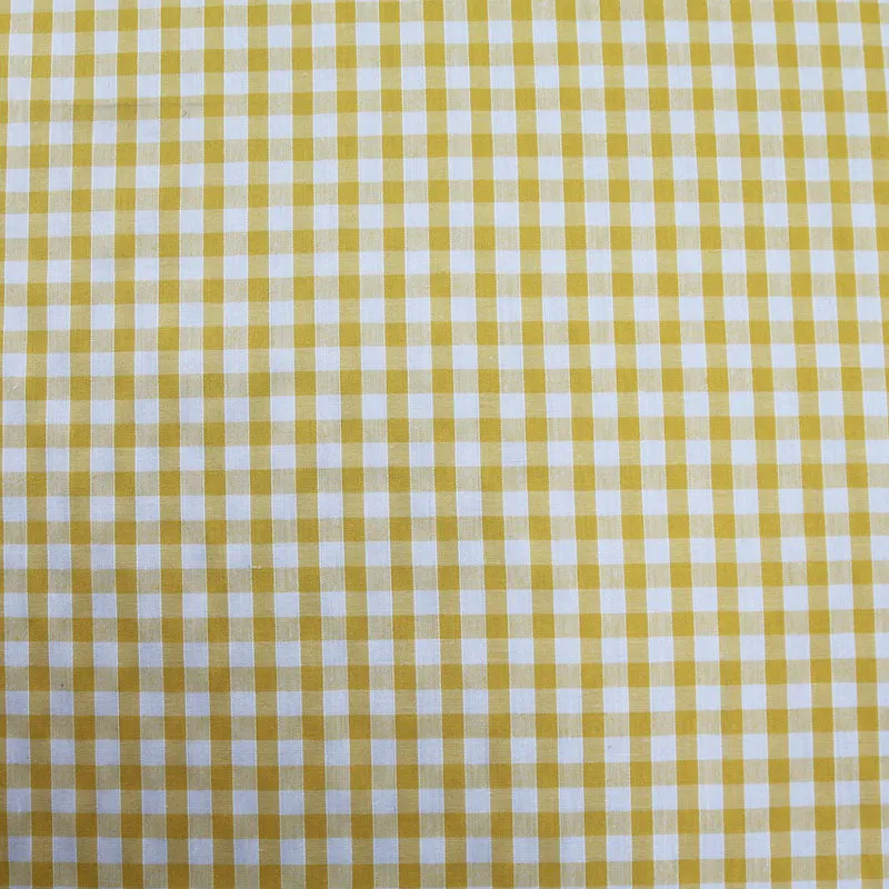 Corded Gingham - Yellow