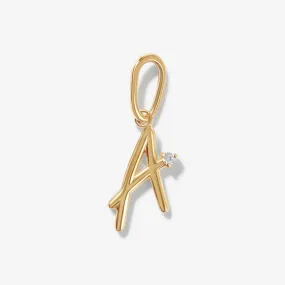 Dezi diamond alphabet charm