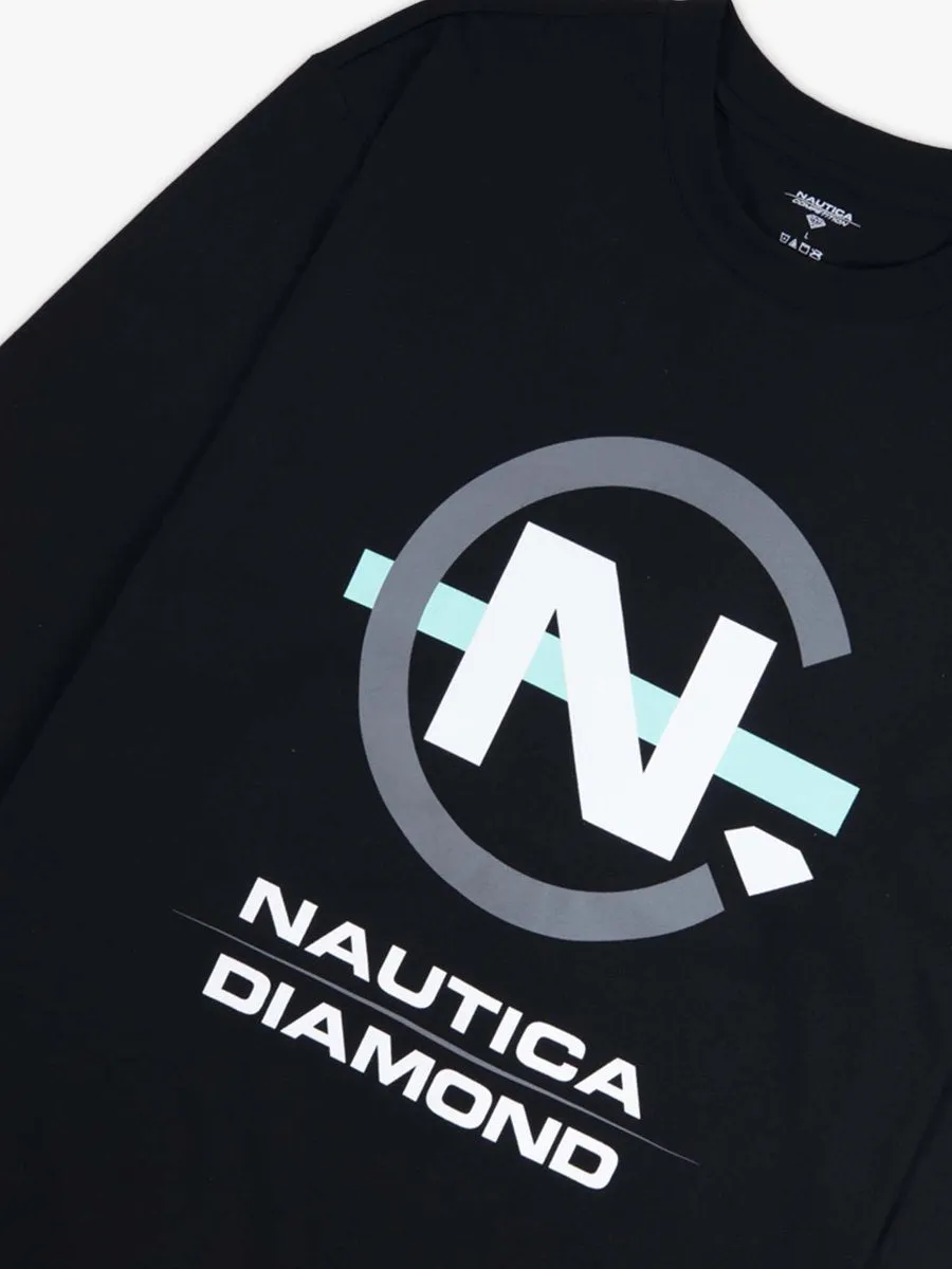 Diamond Supply X Nautica Clocked Long Sleeve Tee