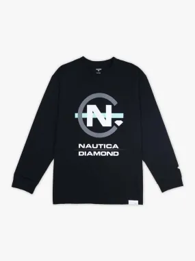 Diamond Supply X Nautica Clocked Long Sleeve Tee