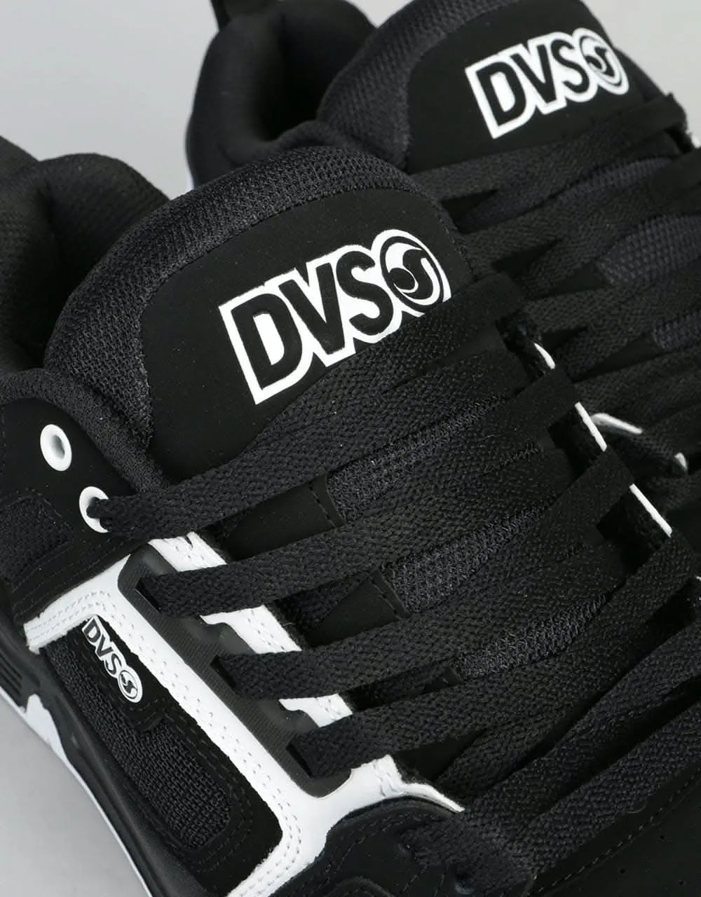 DVS Commanche Skate Shoes - Black/White Nubuck