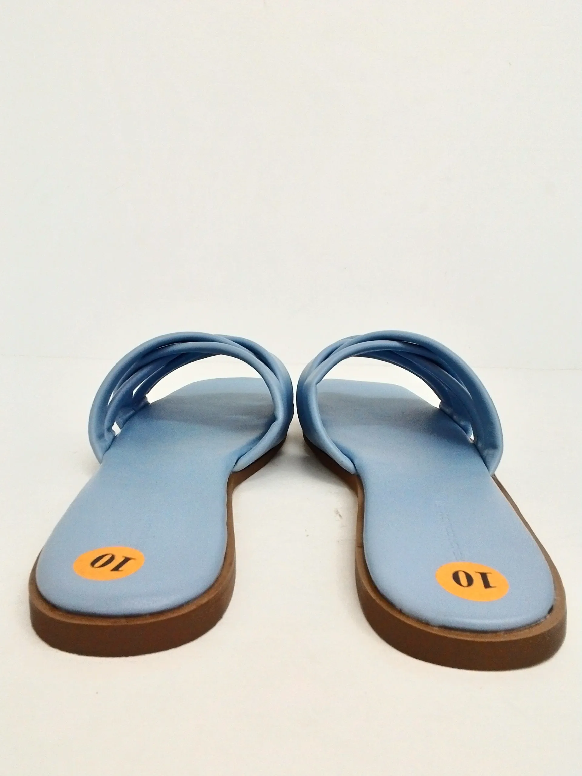 French Connection Women's Blue Flat Sandals Size 10 M