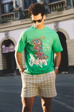 Men's Green Graffiti T-Shirt