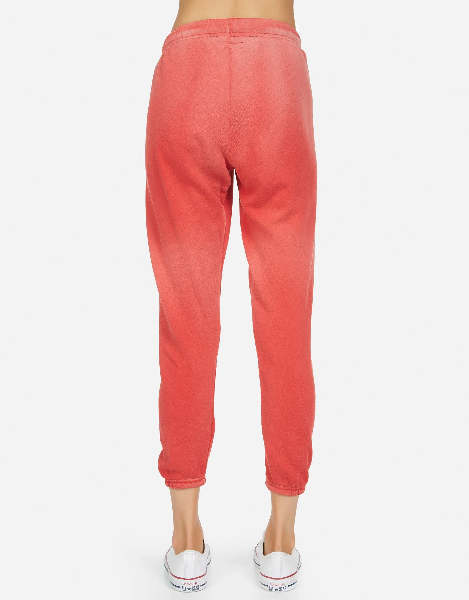 Nate LE Crop Sweatpant Faded Brick