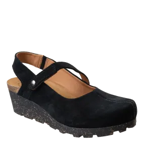 PROG in BLACK Wedge Clogs