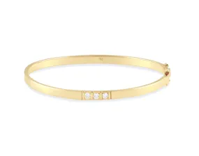 Stackable Bangle (3 Diamonds)