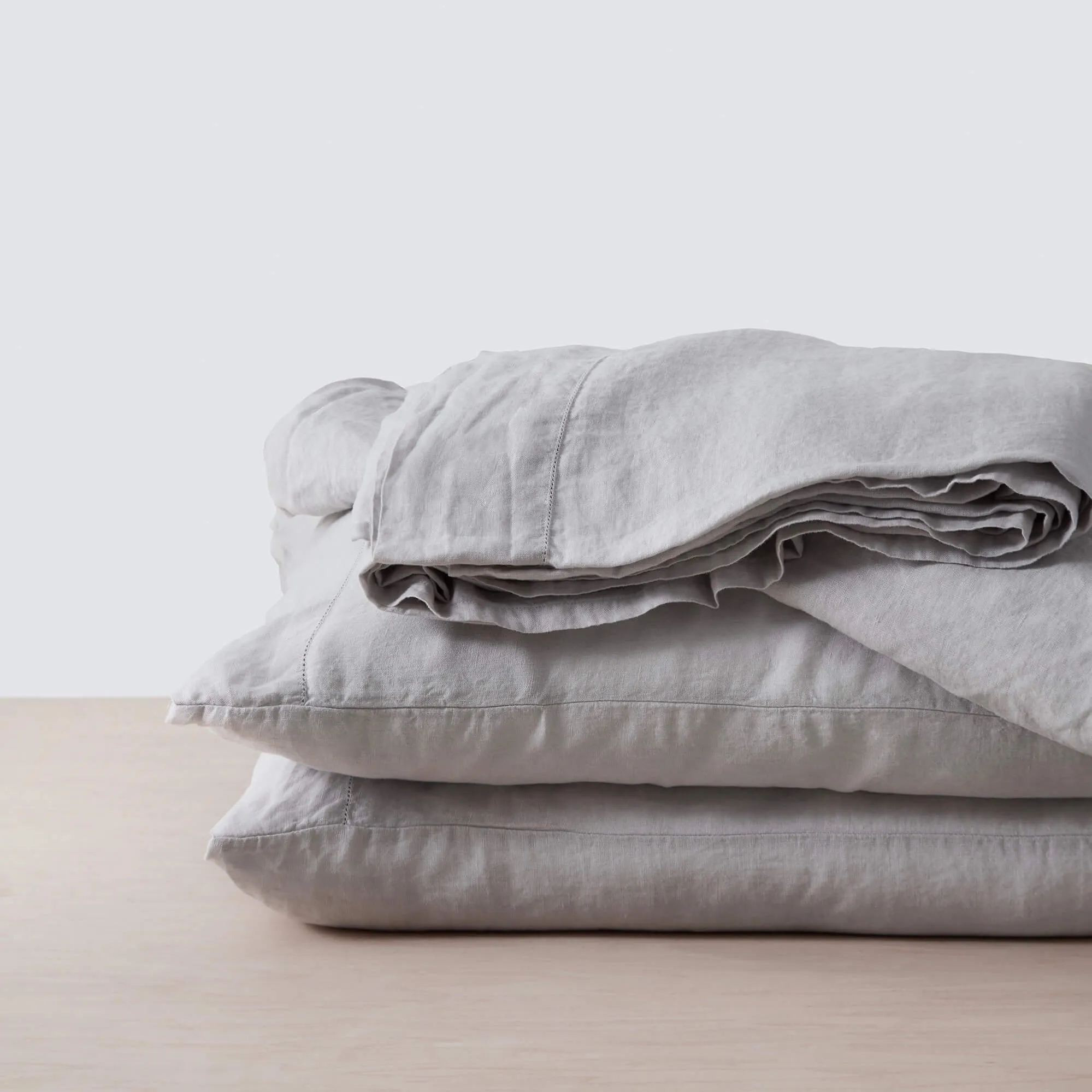 Stonewashed Linen Sheet Set