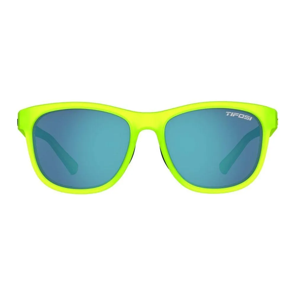 Tifosi Swank Single Lens Sunglasses - Electric Blue/Smoke Bright Blue