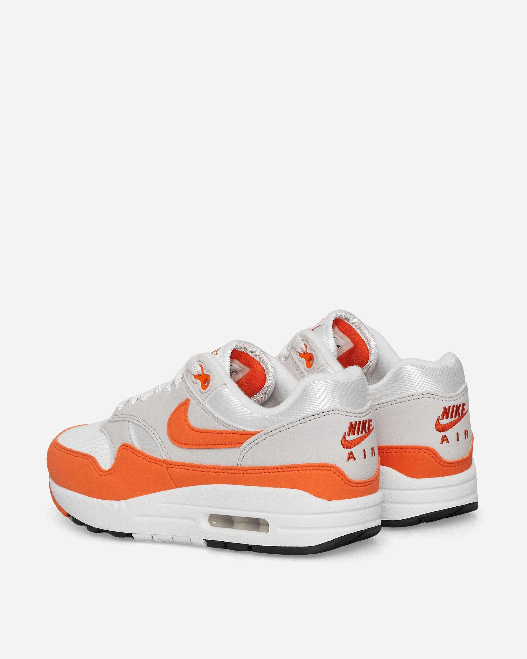 WMNS Air Max 1 Sneakers Neutral Grey / Safety Orange